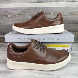 Supply Lab Whatley Men Size 8 Casual Dress Sneakers‎ Memory Foam Comfort Brown